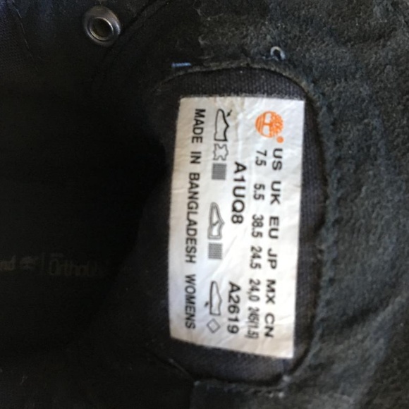 Timberland 6" suede blue Waterproof Unisex boot - Picture 4 of 6